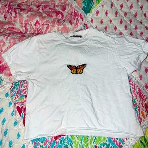 Brandy Melville Helena Butterfly Top
